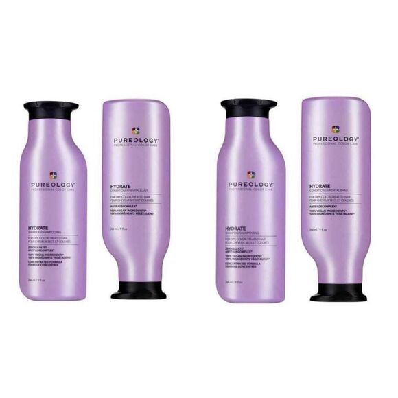 2 x Pureology Hydrate Shampoo and Conditioner Duo  (4 bottles total!) - Picture 1 of 3